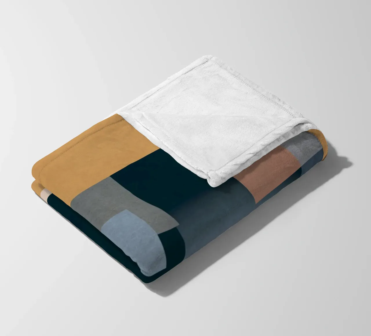 Astrazione moderna Mousse di moka 5 coperta in pile da Gaite