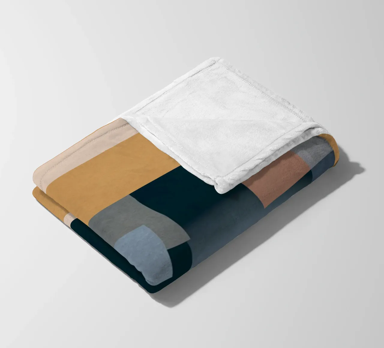 Astrazione moderna Mousse di moka 5 coperta in pile da Gaite