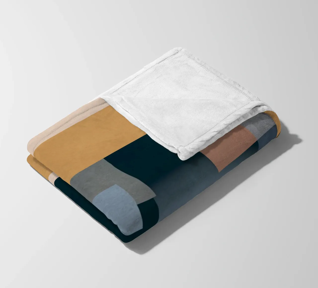 Astrazione moderna Mousse di moka 5 coperta in pile da Gaite