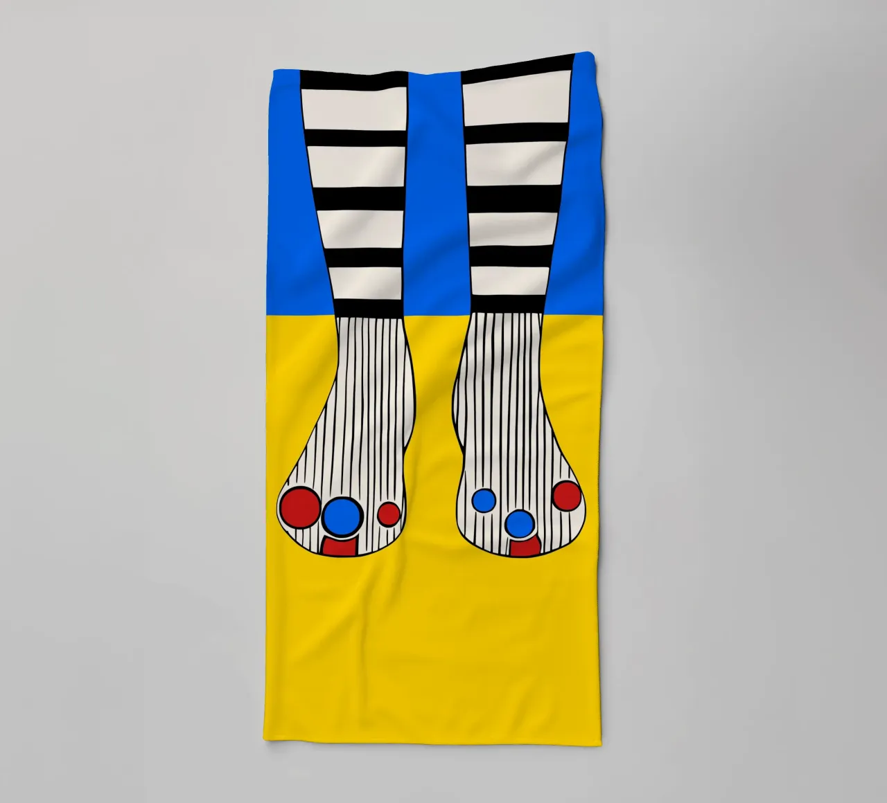 Happy Socks towel by Hey Vincent