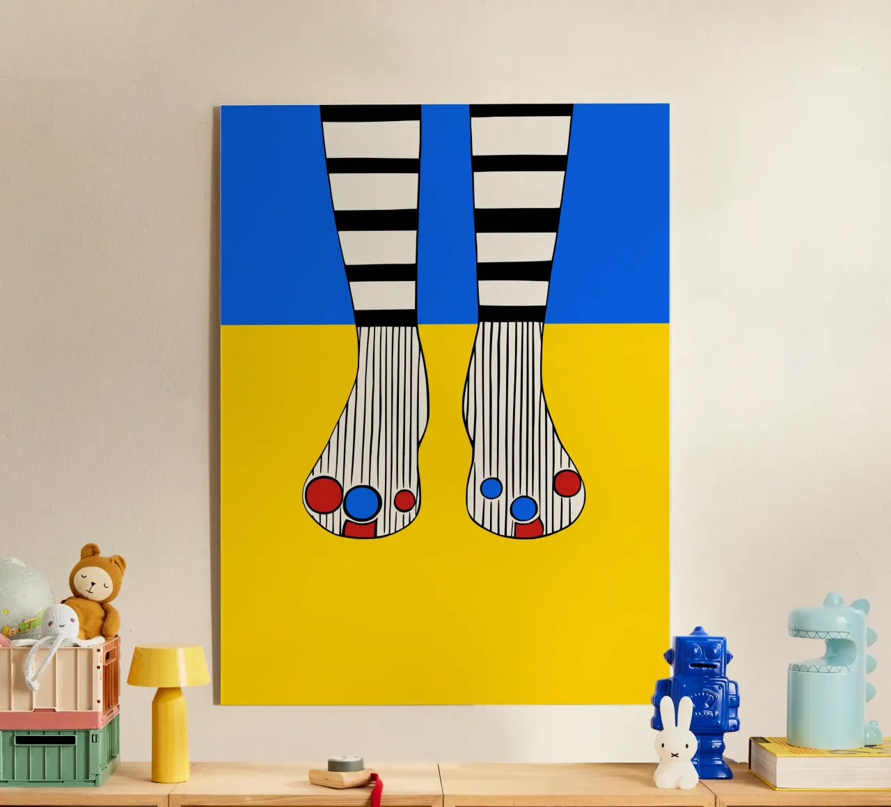 Happy Socks plexiglass da Hey Vincent