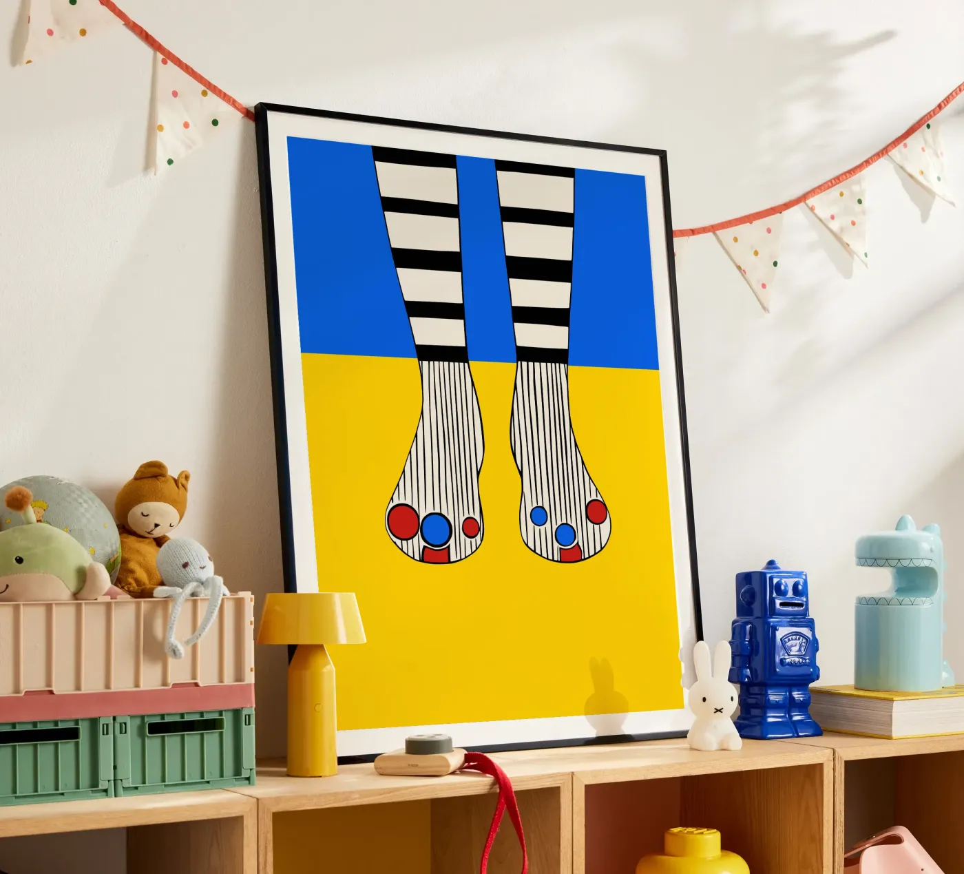 Happy Socks poster da Hey Vincent