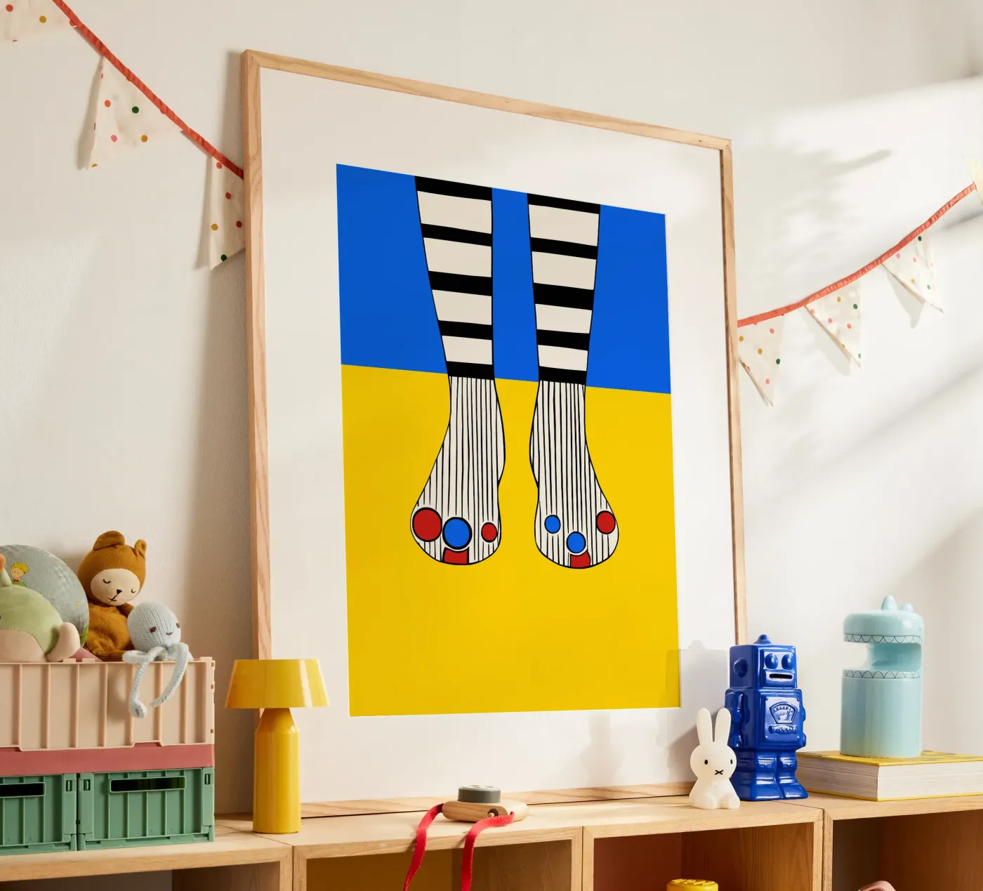 Happy Socks poster da Hey Vincent
