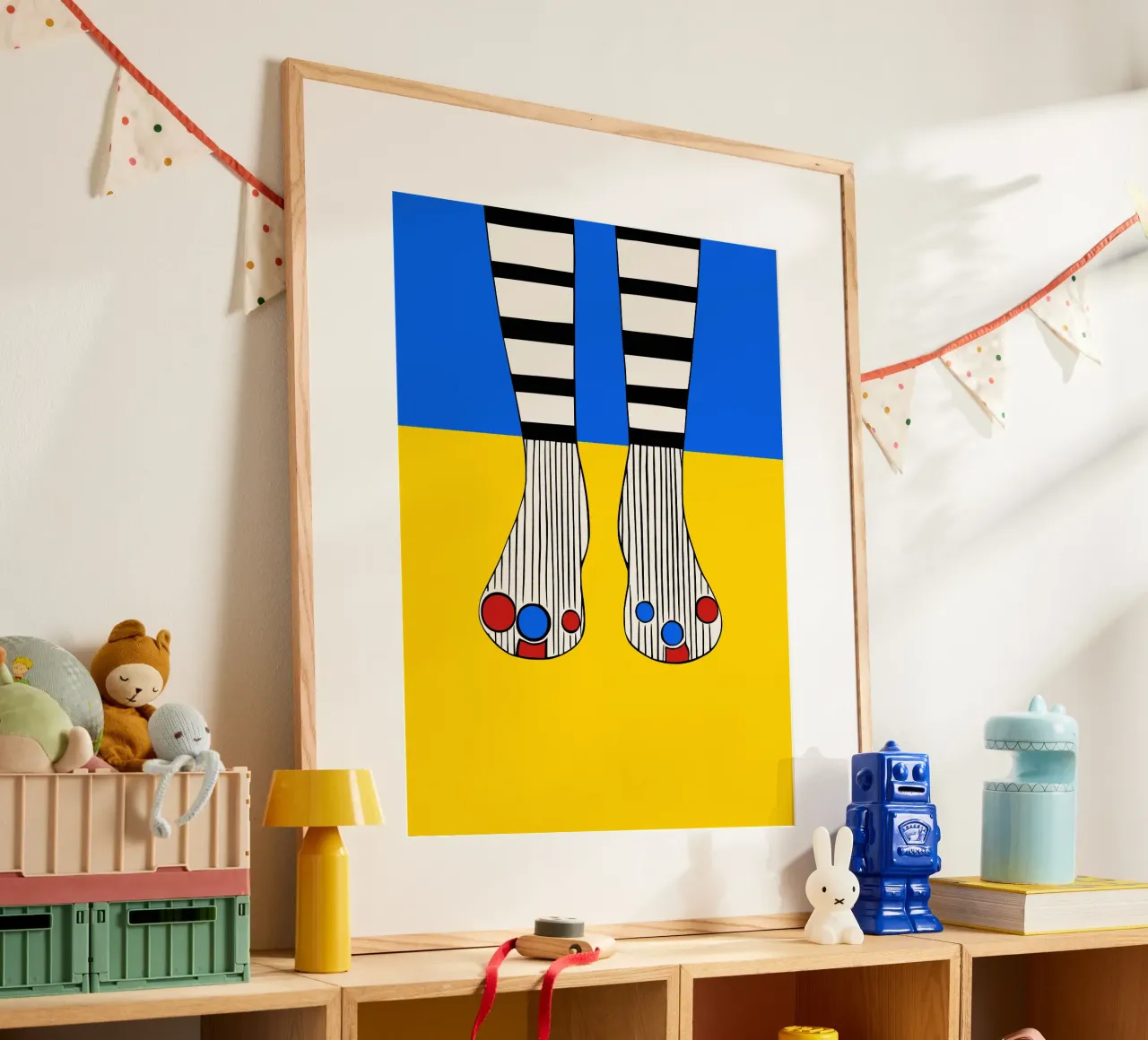 Happy Socks poster da Hey Vincent
