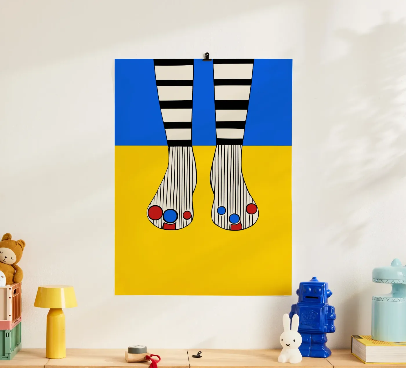 Happy Socks poster da Hey Vincent