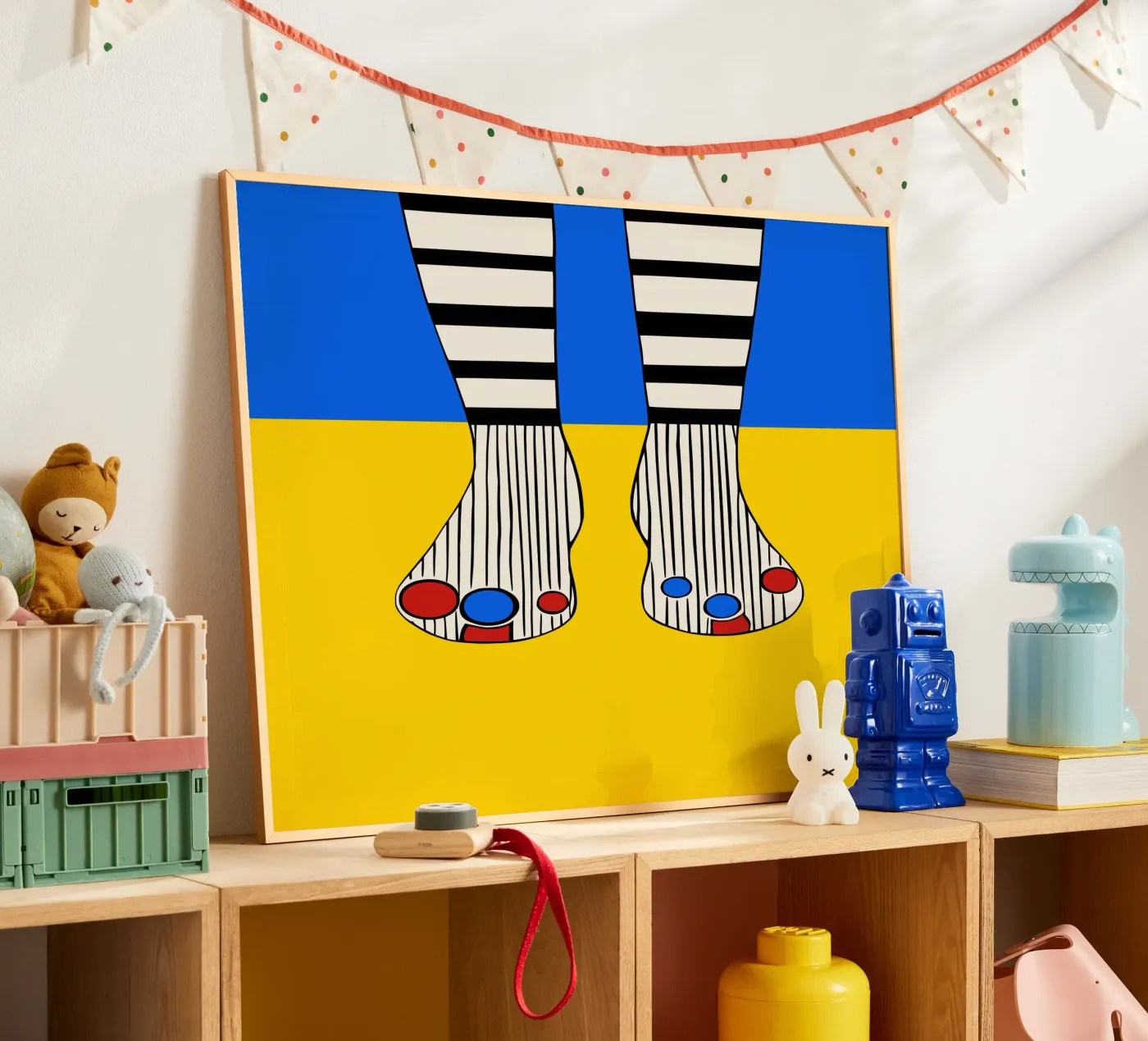 Happy Socks poster da Hey Vincent