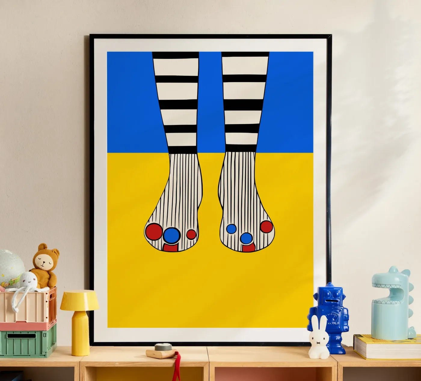 Happy Socks poster da Hey Vincent