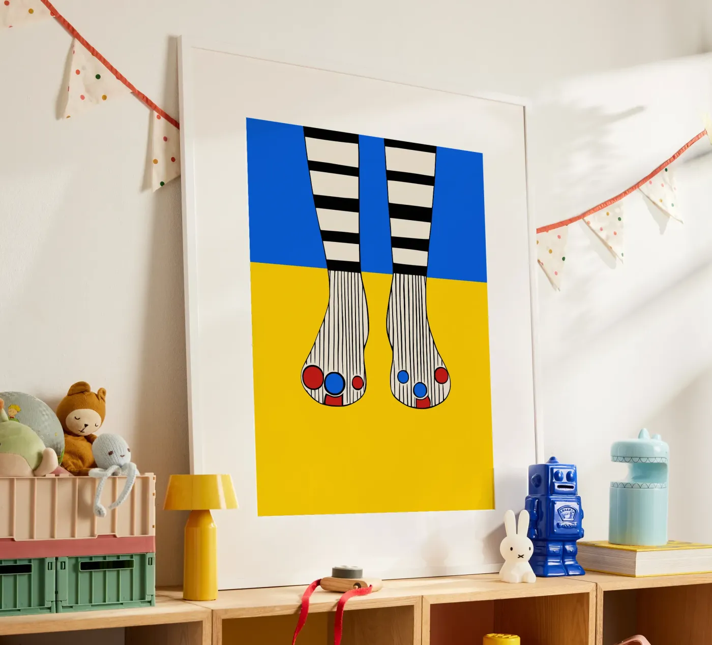 Happy Socks poster da Hey Vincent