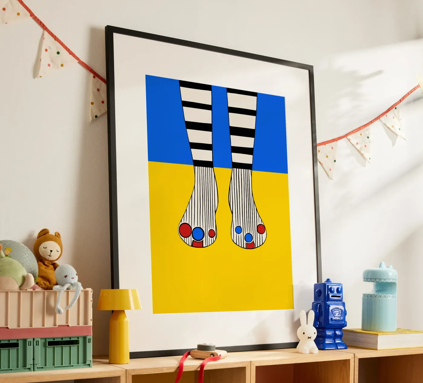 Happy Socks poster da Hey Vincent