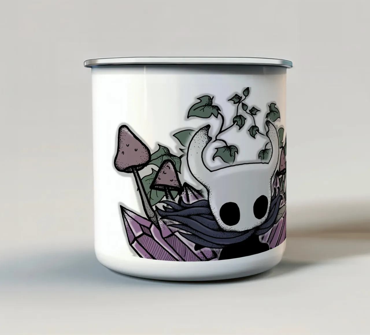 Fanart | kleiner Ritter - kristall tazza in smalto da venten