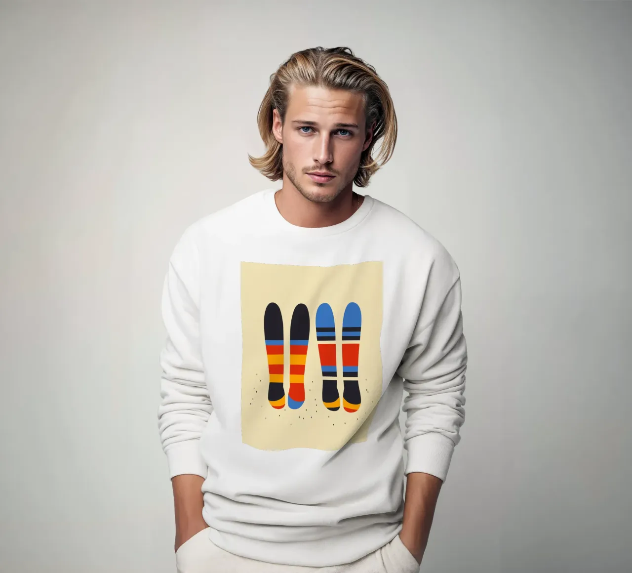 Happy Abstract Socks felpa da Hey Vincent