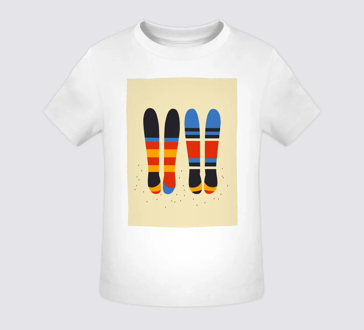 Happy Abstract Socks maglietta neonato da Hey Vincent