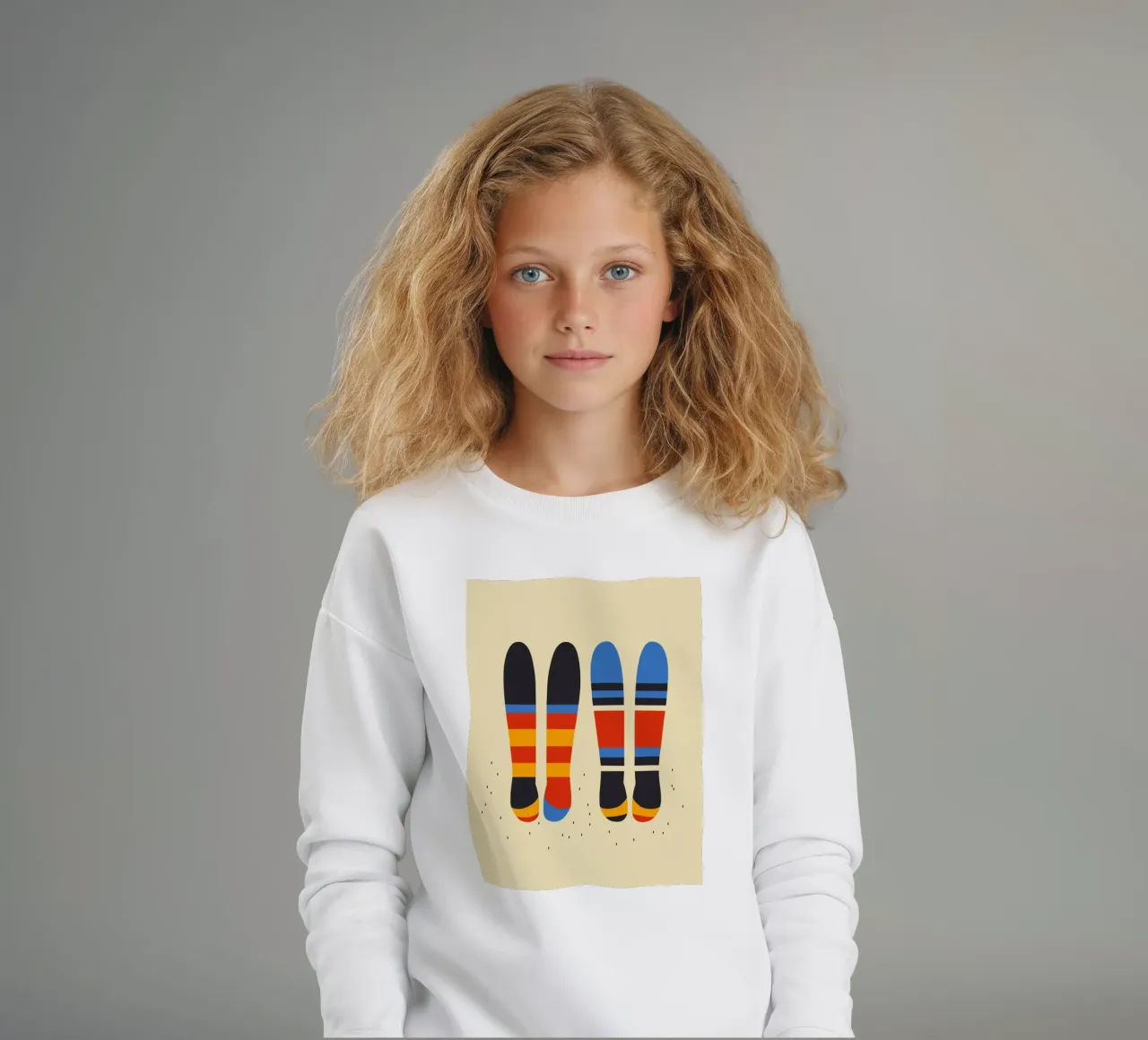Happy Abstract Socks felpa bambino da Hey Vincent