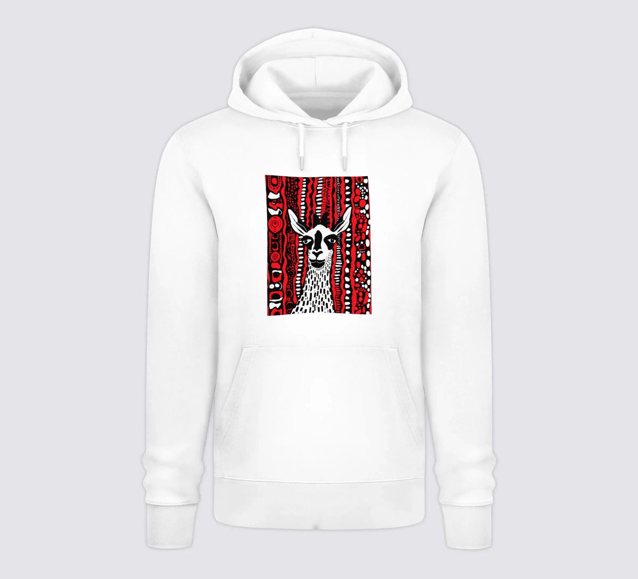 Red Lama felpa con cappuccio da Hey Vincent