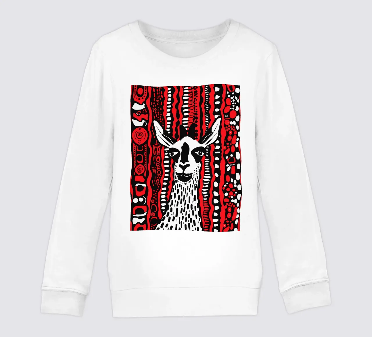Red Lama felpa bambino da Hey Vincent