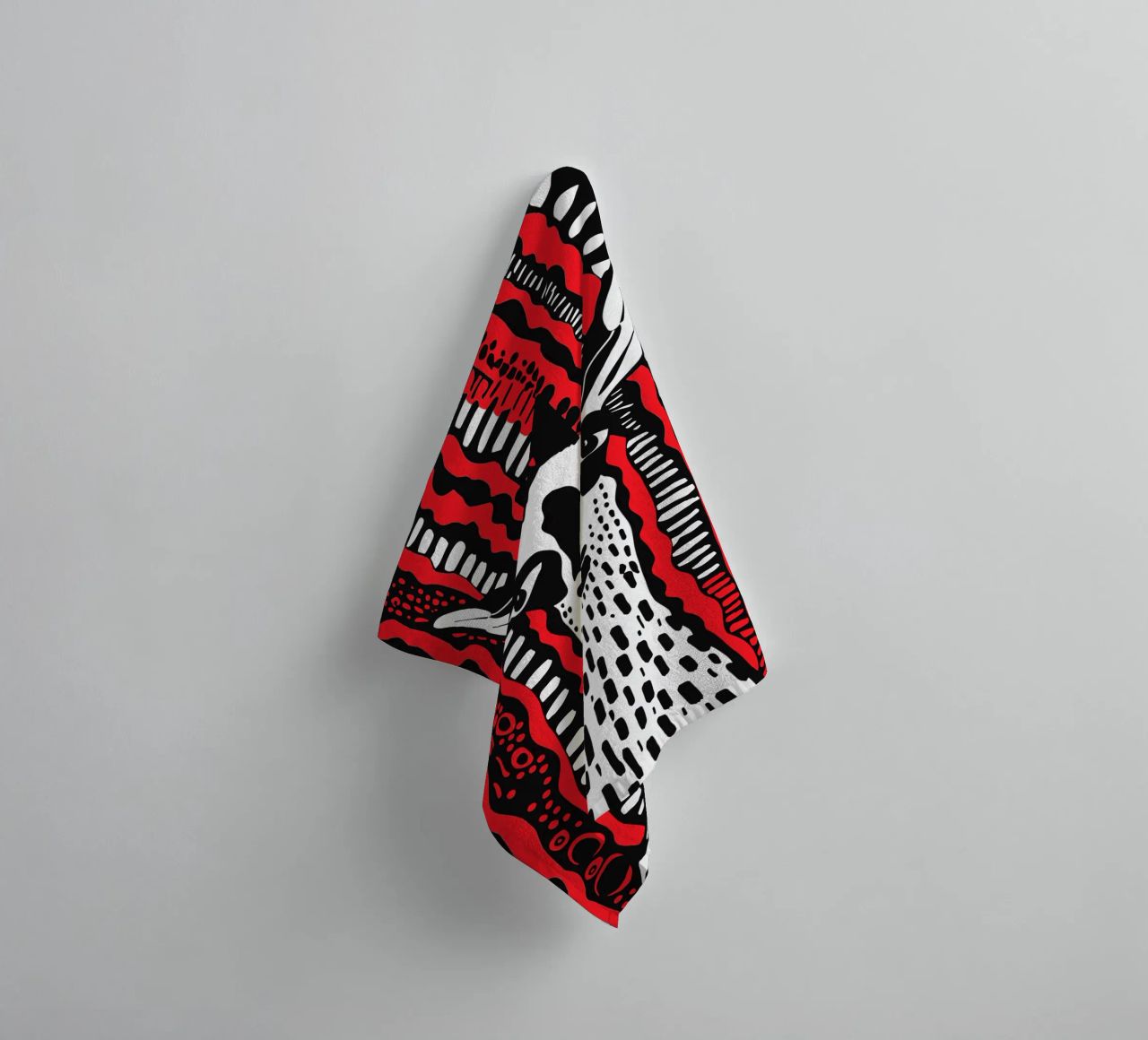 Red Lama serviette de bain de Hey Vincent