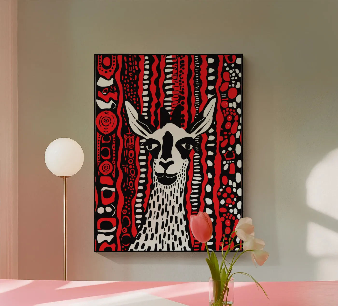 Red Lama plexiglass da Hey Vincent