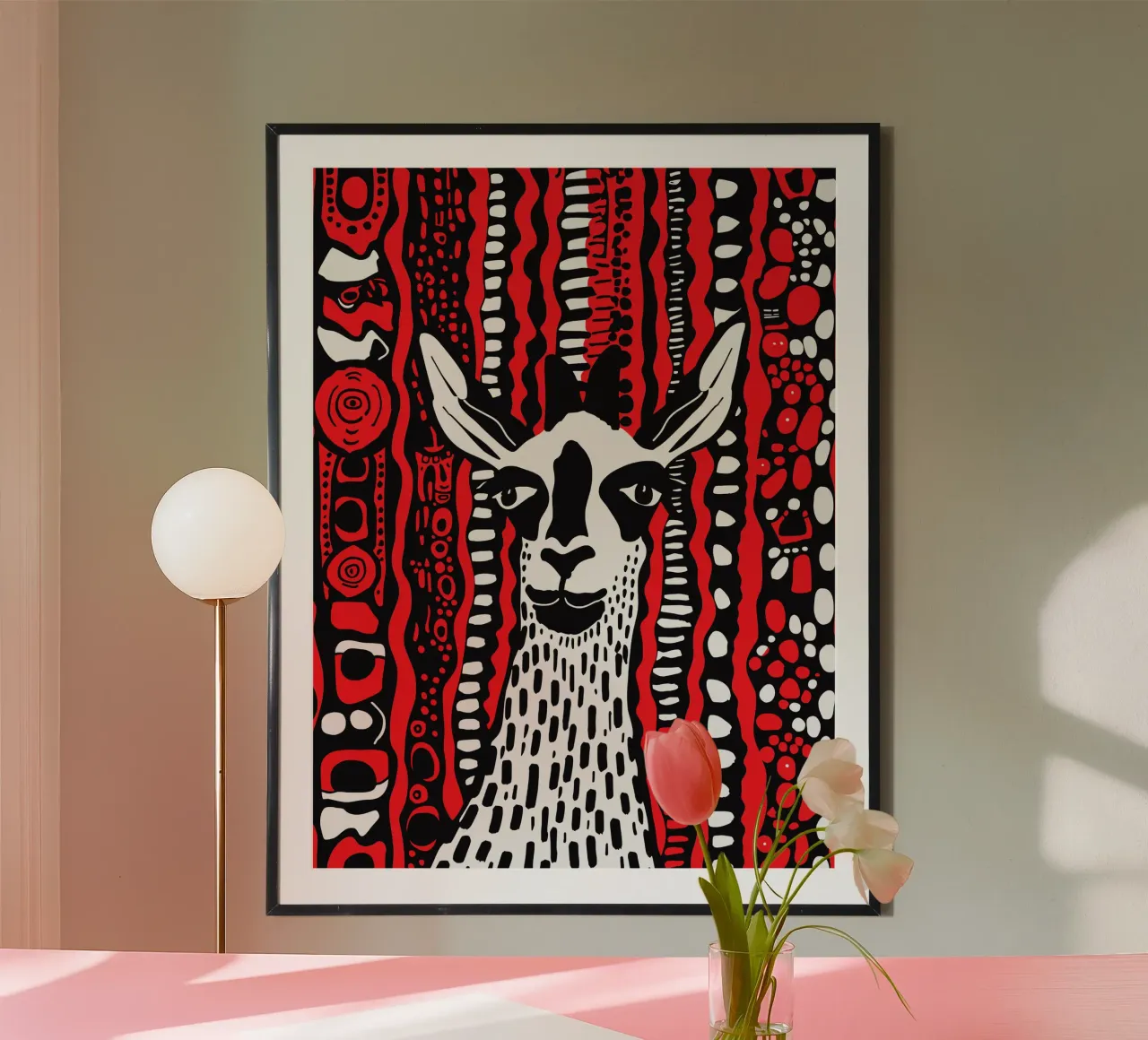 Red Lama poster da Hey Vincent