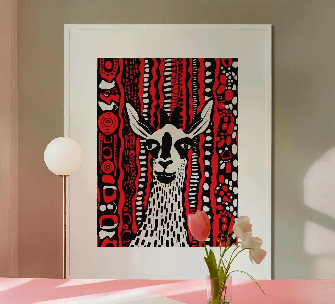 Red Lama poster da Hey Vincent