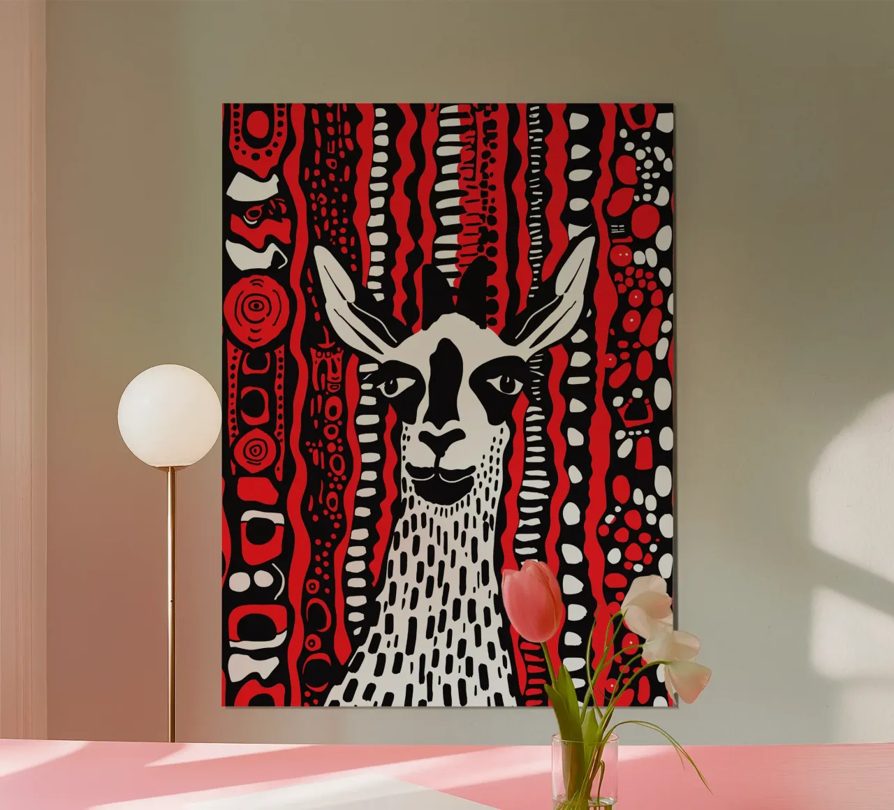 Red Lama poster da Hey Vincent