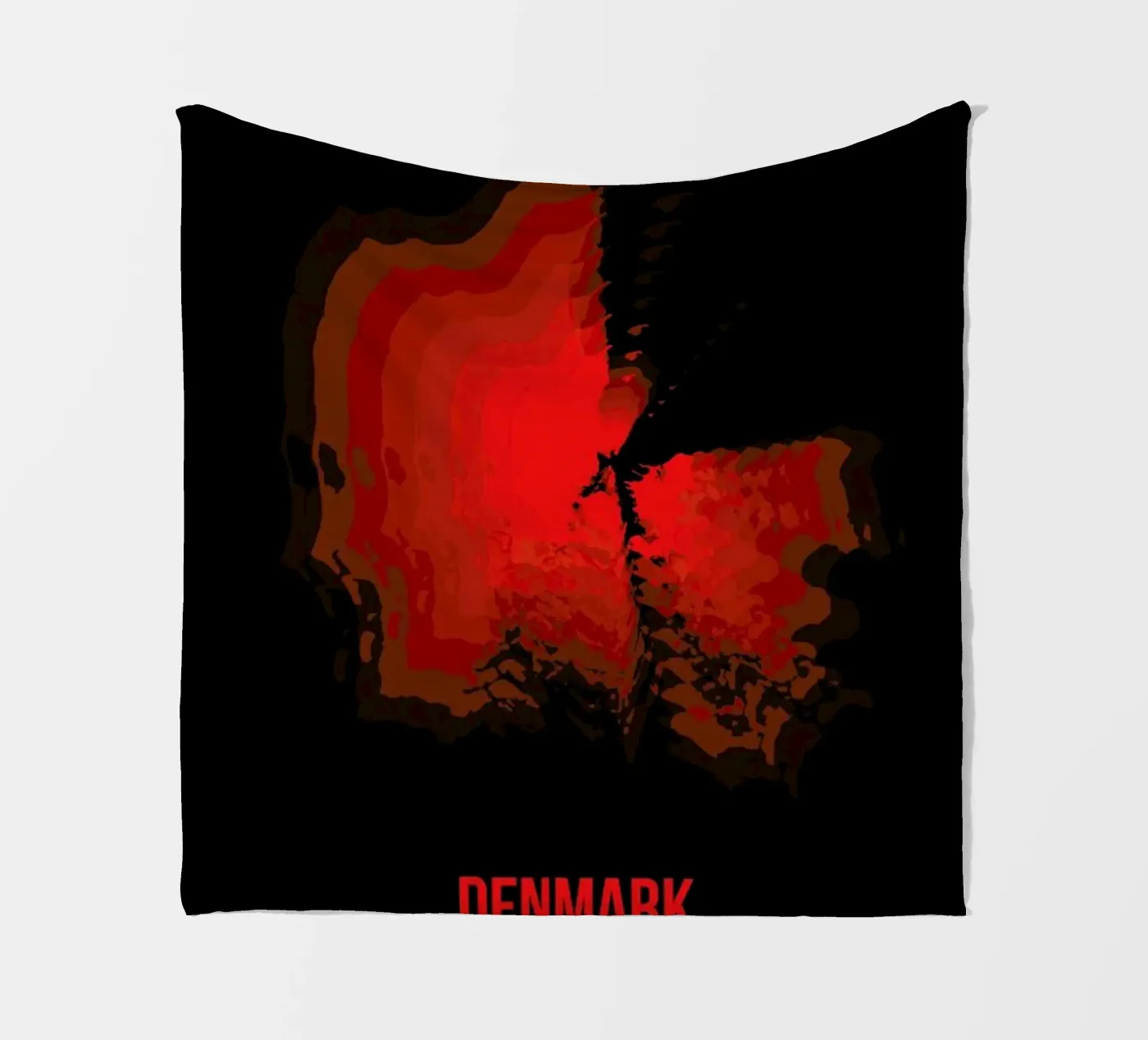 Denmark Radiant Map fleecedeken van Naxart
