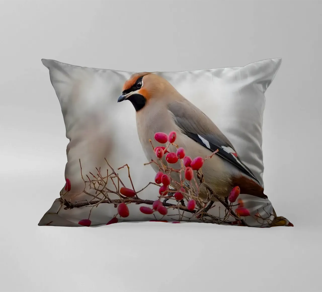 La pavoncella in inverno cuscino da Tom's Wildlife