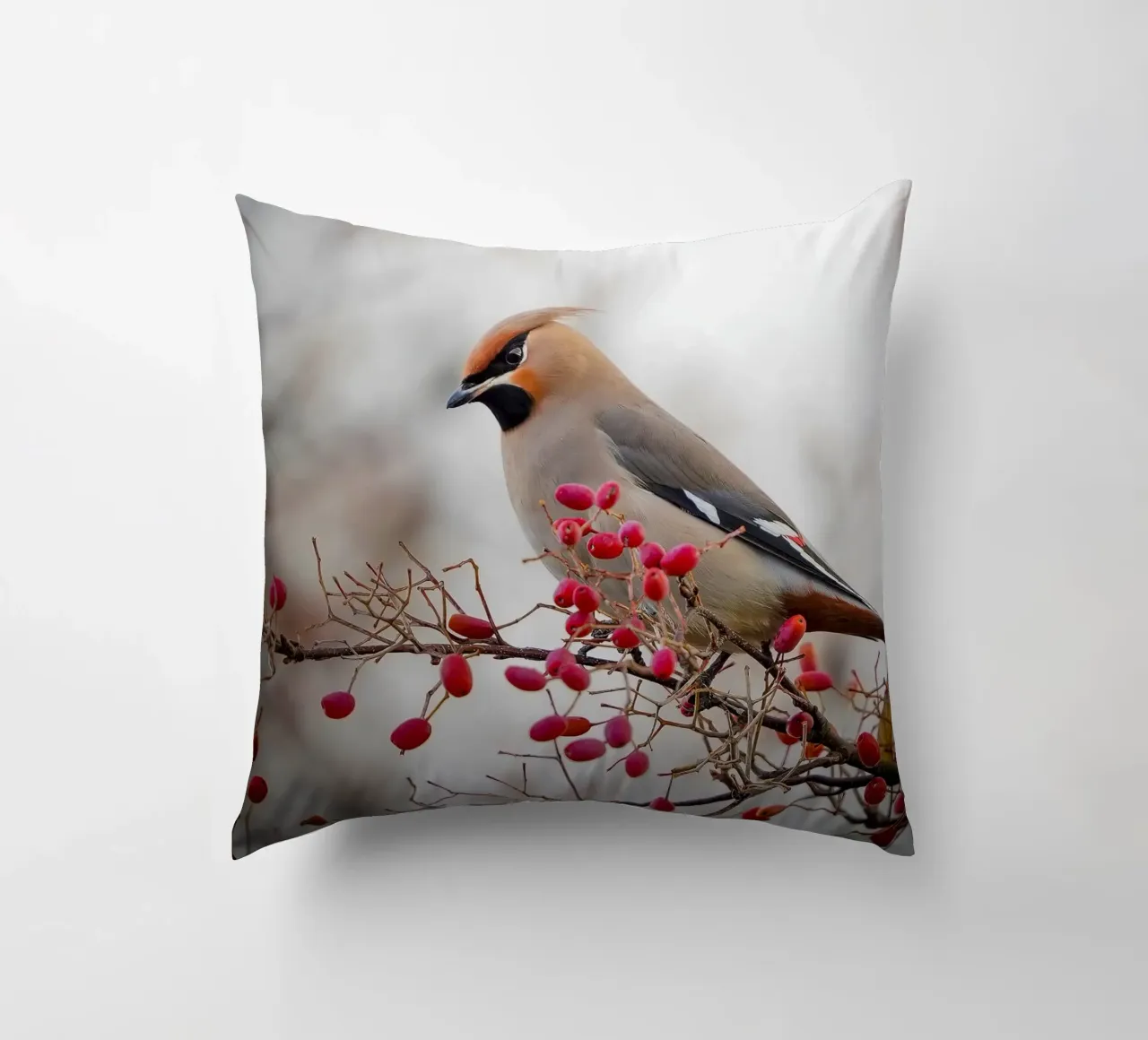 La pavoncella in inverno cuscino da Tom's Wildlife