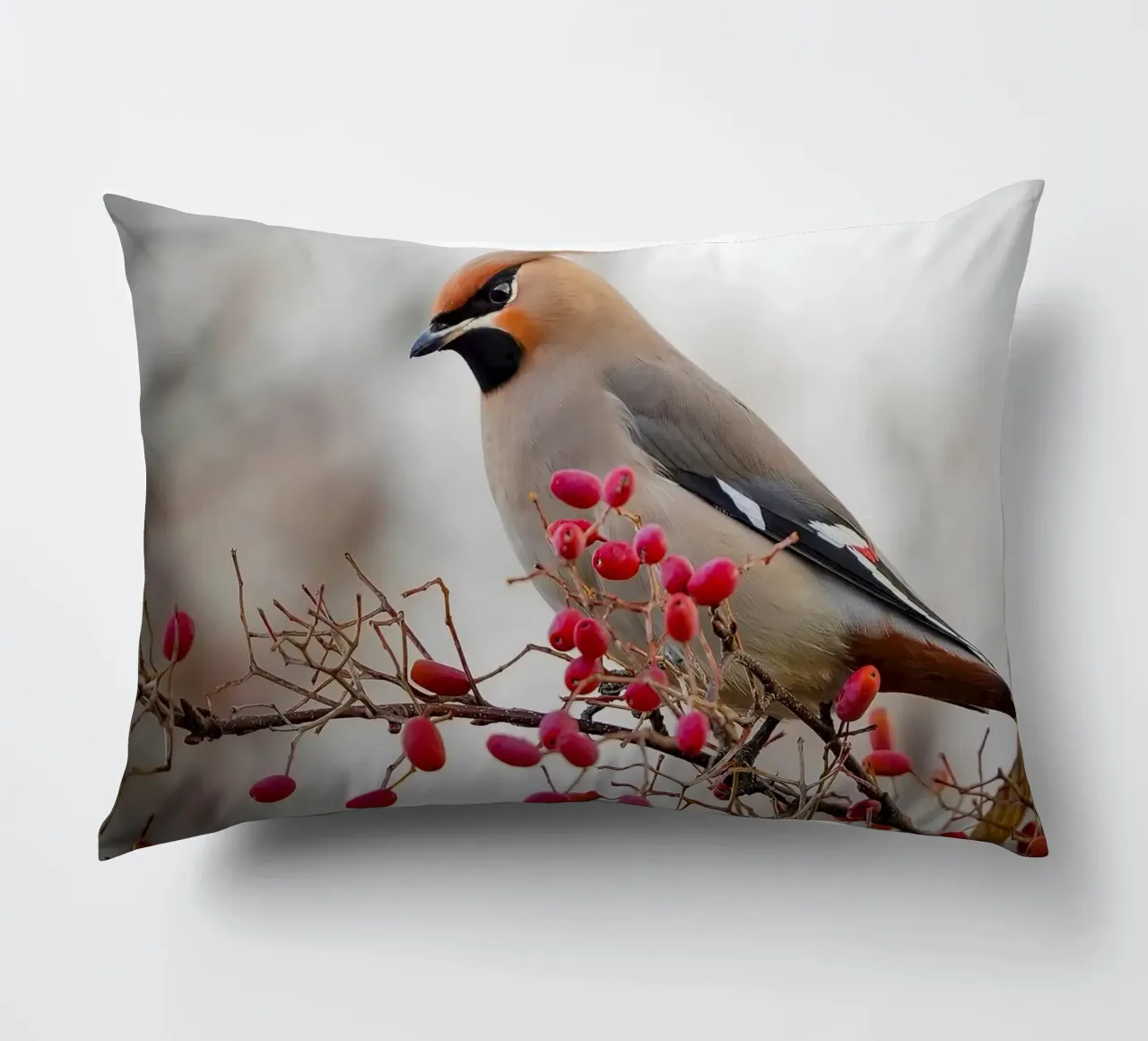La pavoncella in inverno cuscino da Tom's Wildlife