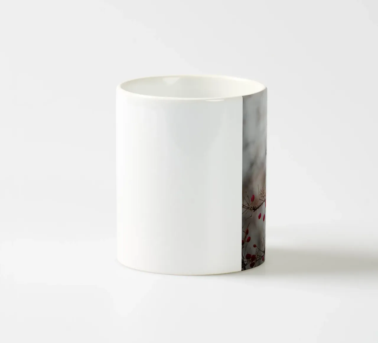 La pavoncella in inverno tazza in ceramica da Tom's Wildlife