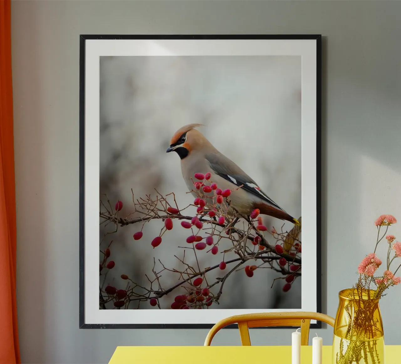 La pavoncella in inverno poster da Tom's Wildlife