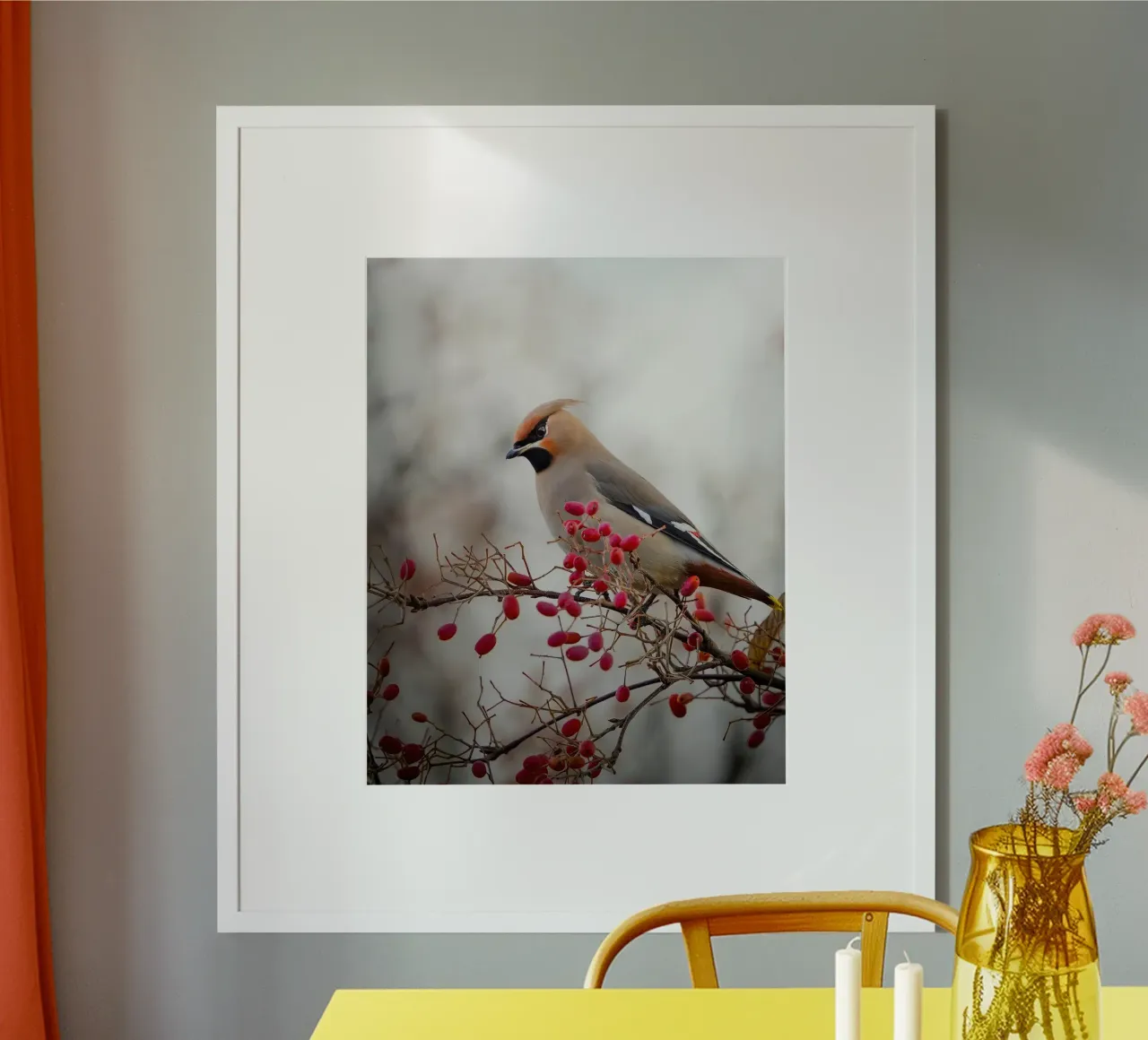La pavoncella in inverno poster da Tom's Wildlife