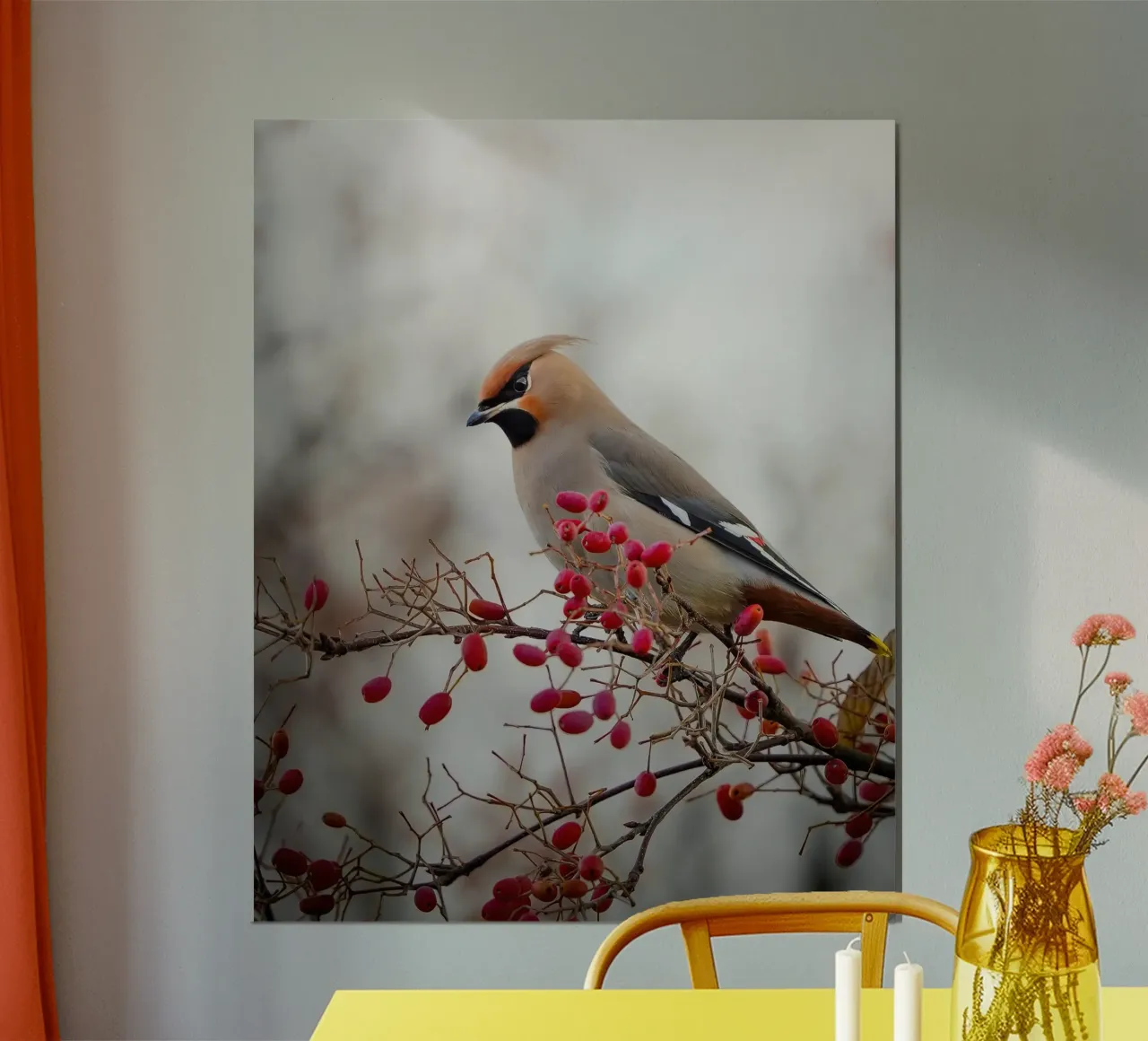 La pavoncella in inverno poster da Tom's Wildlife