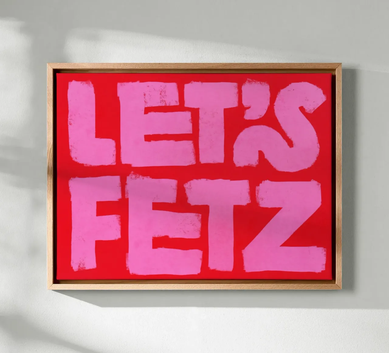 LET'S FETZ tela da Katja Stehle Design