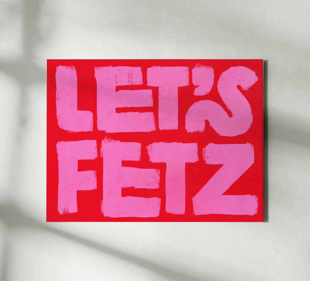 LET'S FETZ tela da Katja Stehle Design
