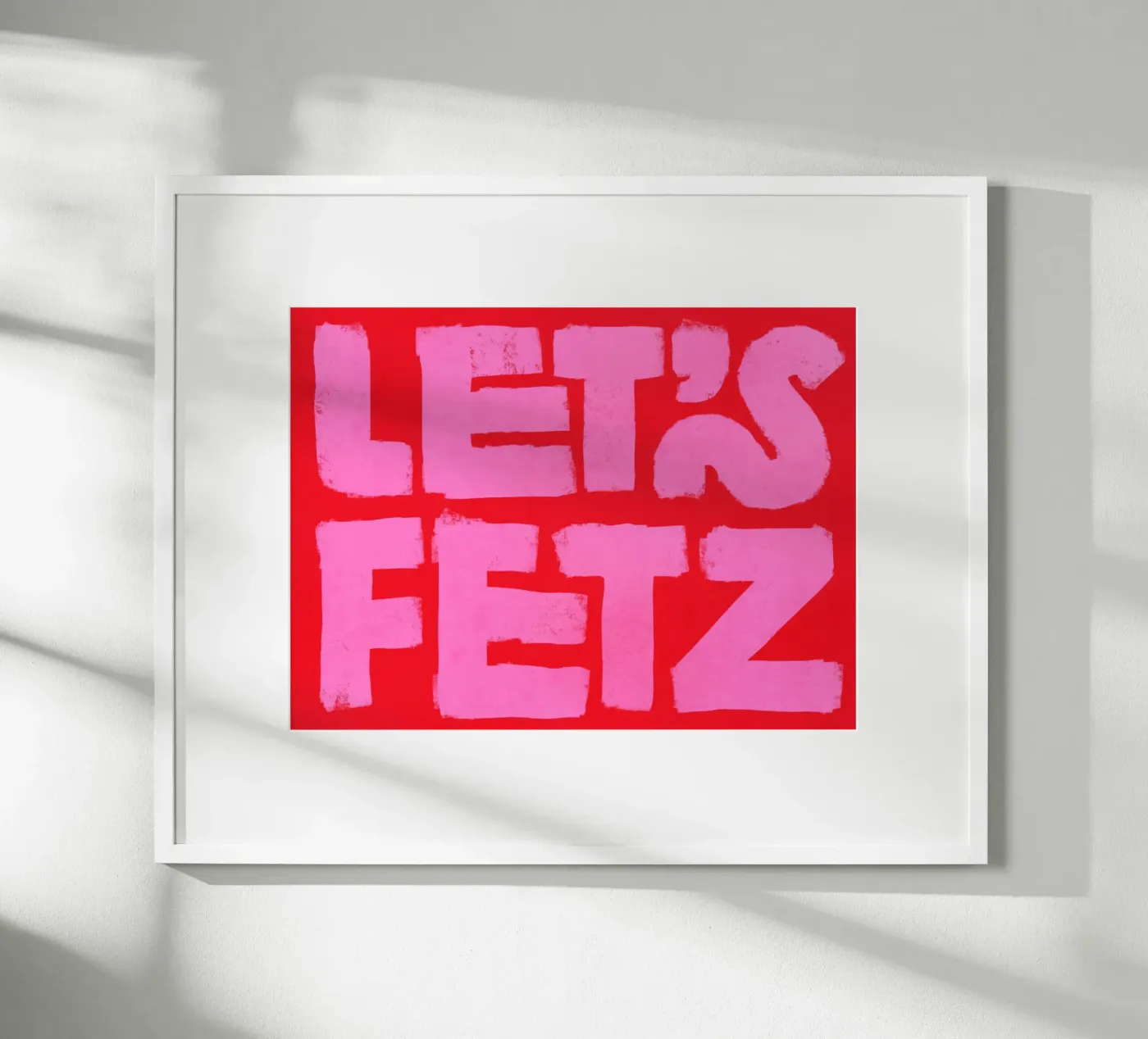 LET'S FETZ poster da Katja Stehle Design