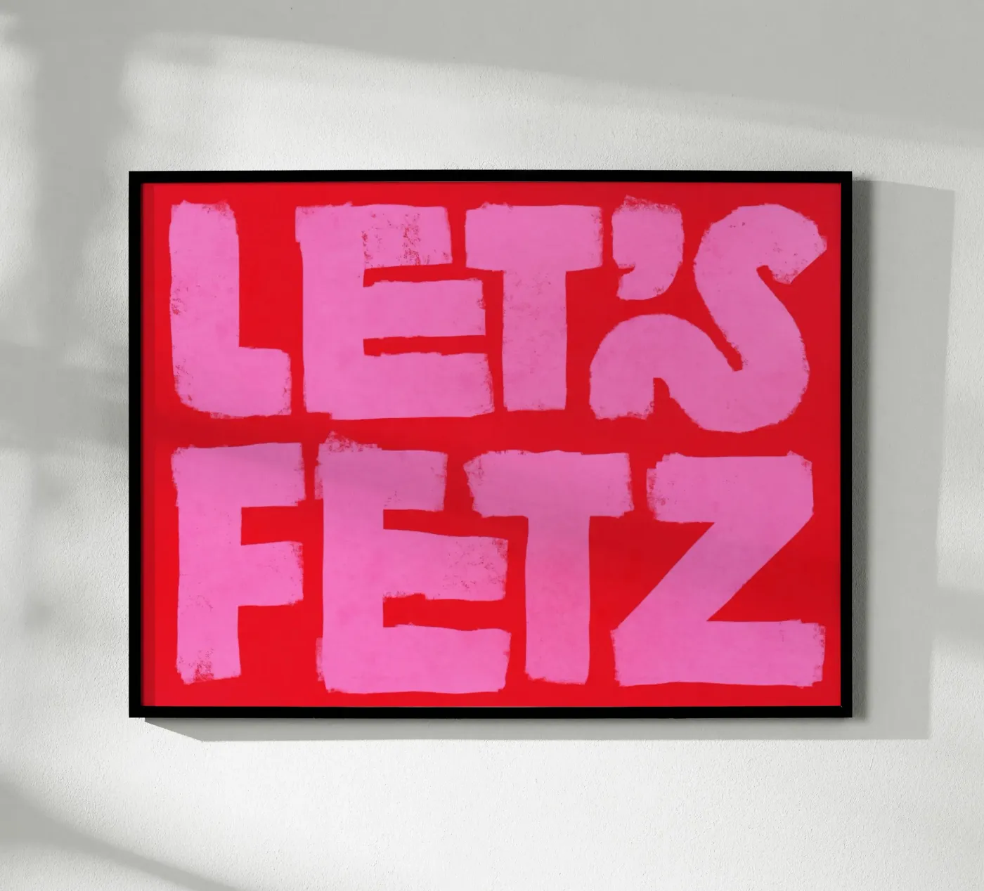 LET'S FETZ poster da Katja Stehle Design