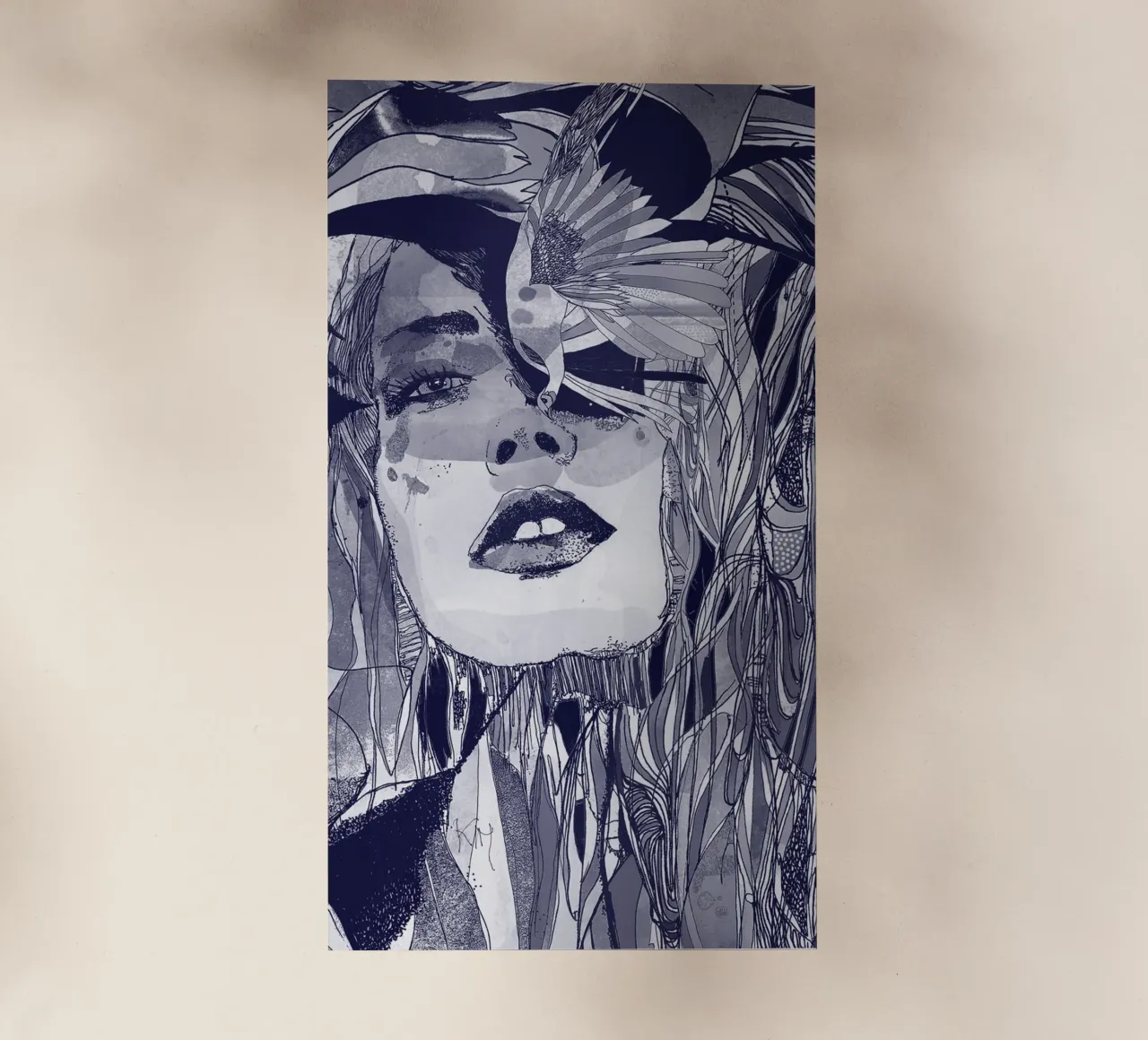 blu pellicola backlit da Giulio Iurissevich