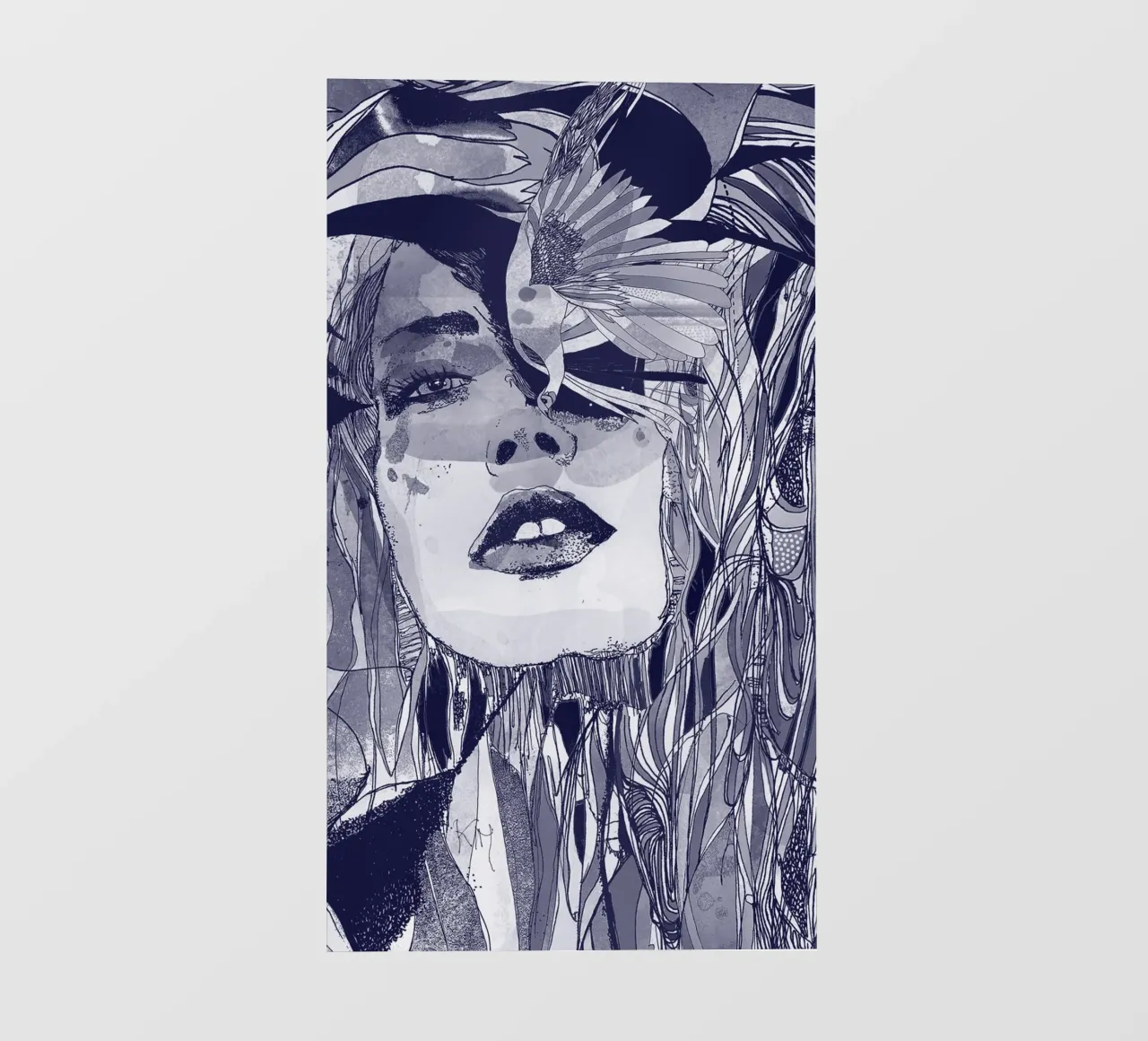 blu pellicola backlit da Giulio Iurissevich