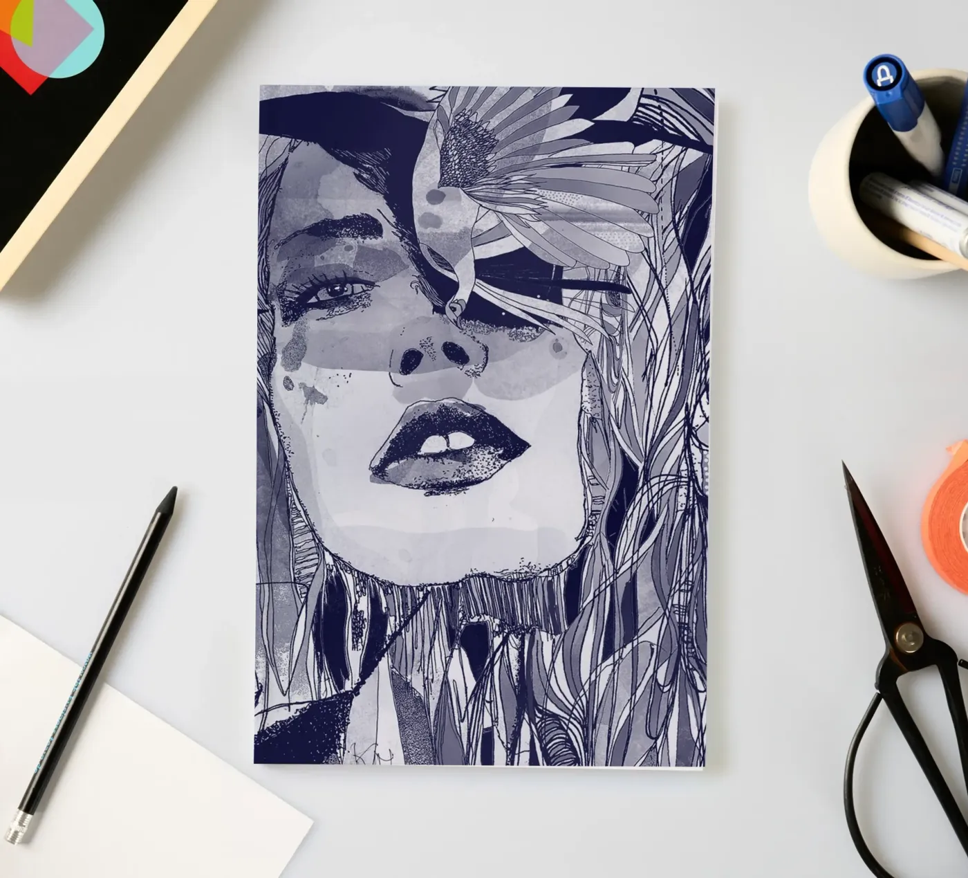 blu notebook by Giulio Iurissevich