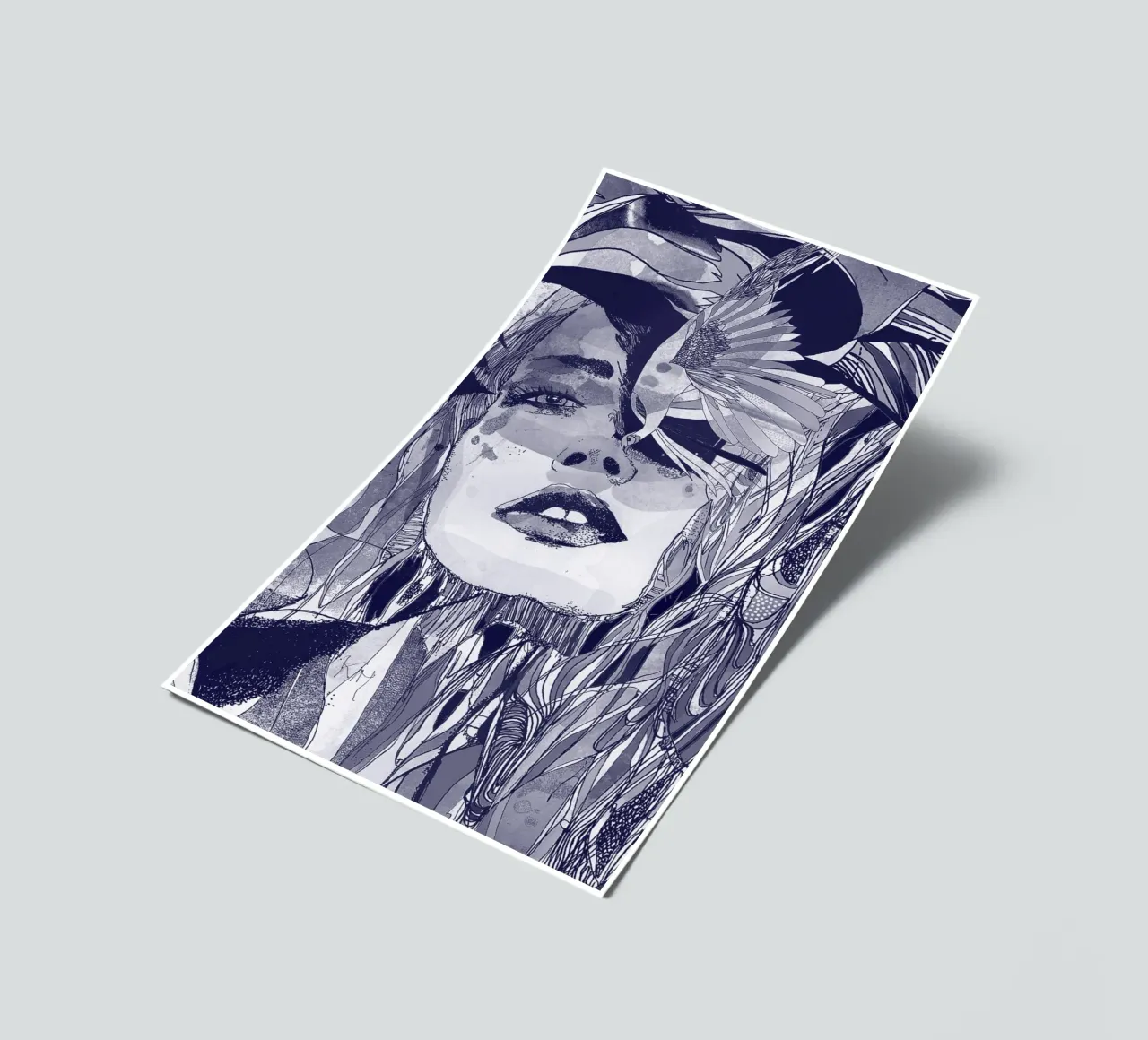 blu sticker sheet by Giulio Iurissevich