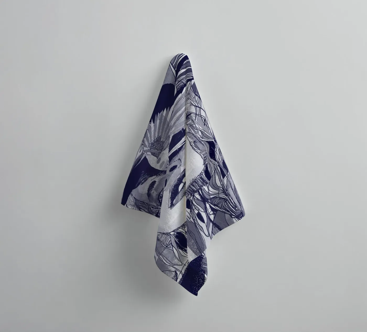blu towel by Giulio Iurissevich