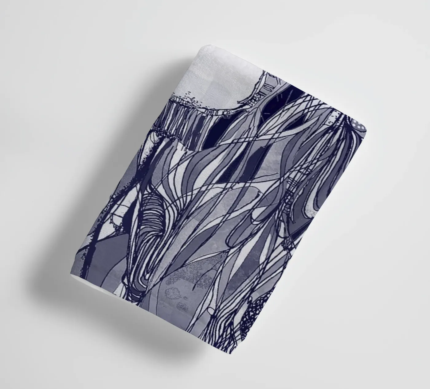 blu towel by Giulio Iurissevich