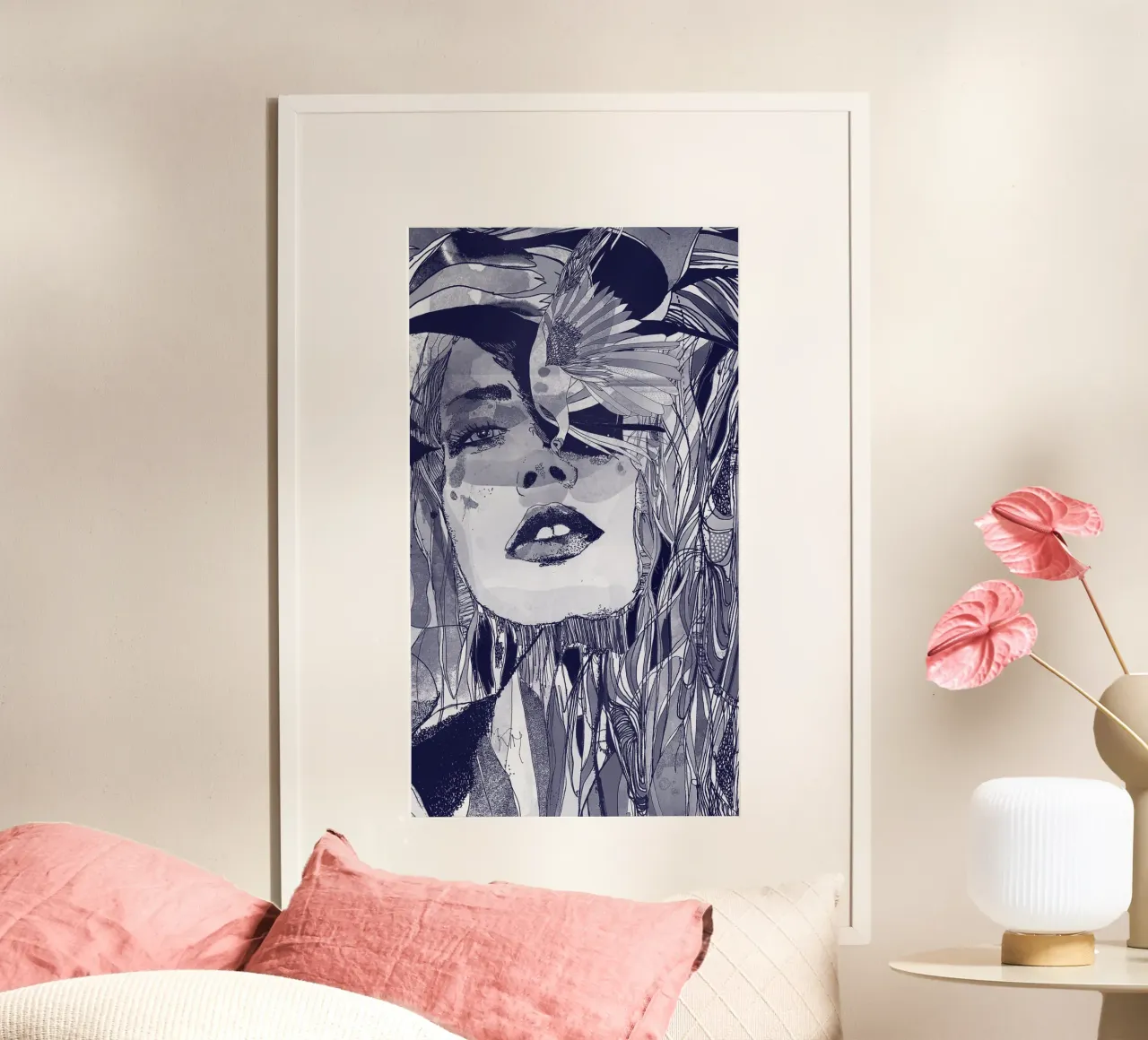 blu poster da Giulio Iurissevich