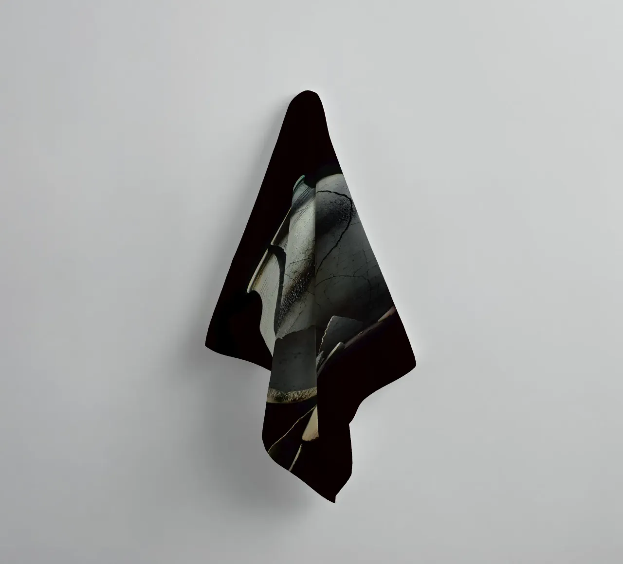 Broken vase - a symbol of transience towel by scHio