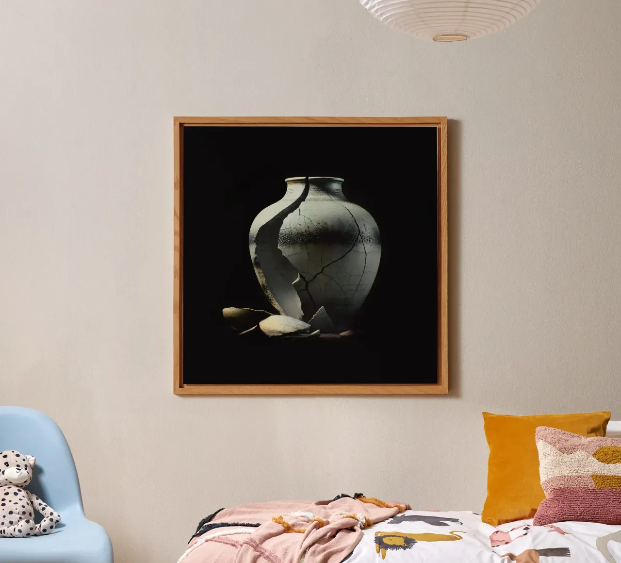 Broken vase - a symbol of transience alu-dibond by scHio