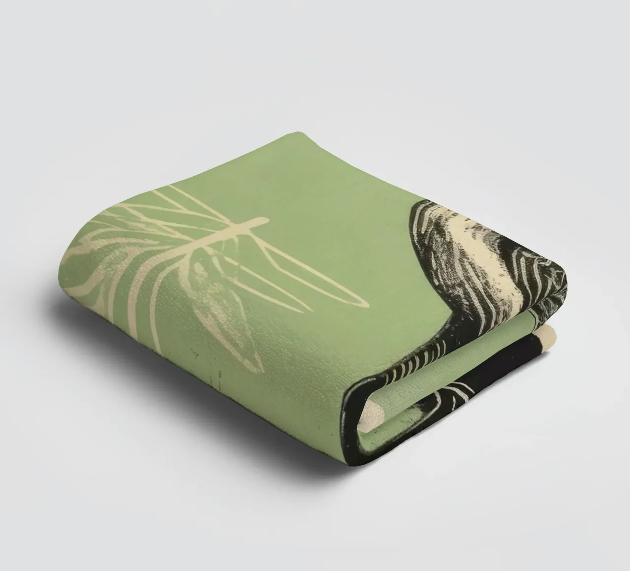 Cicogna verde 3 asciugamano da bagno da Minimal Animal Art