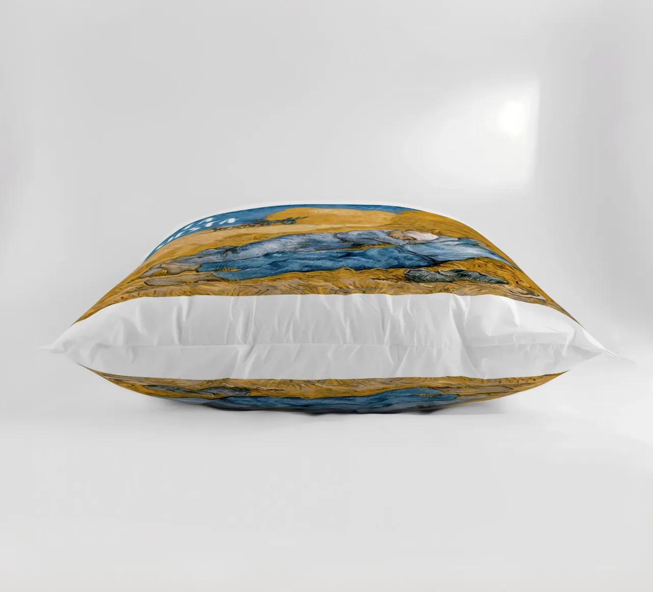 Livin la vida siesta - funny classical art decorative cushion by Happy Mind Art