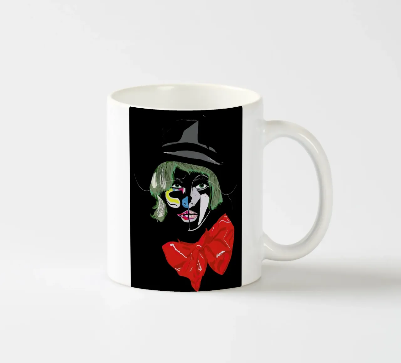 Clown tazza in ceramica da Marcell Naubert