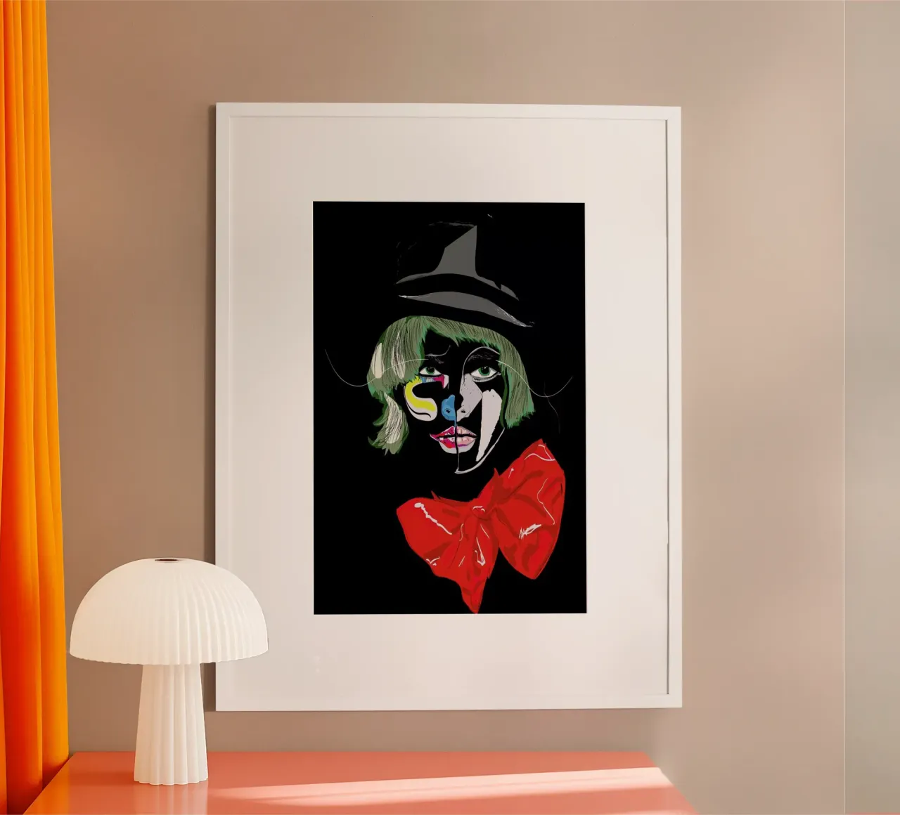 Clown carta hahnemühle da Marcell Naubert