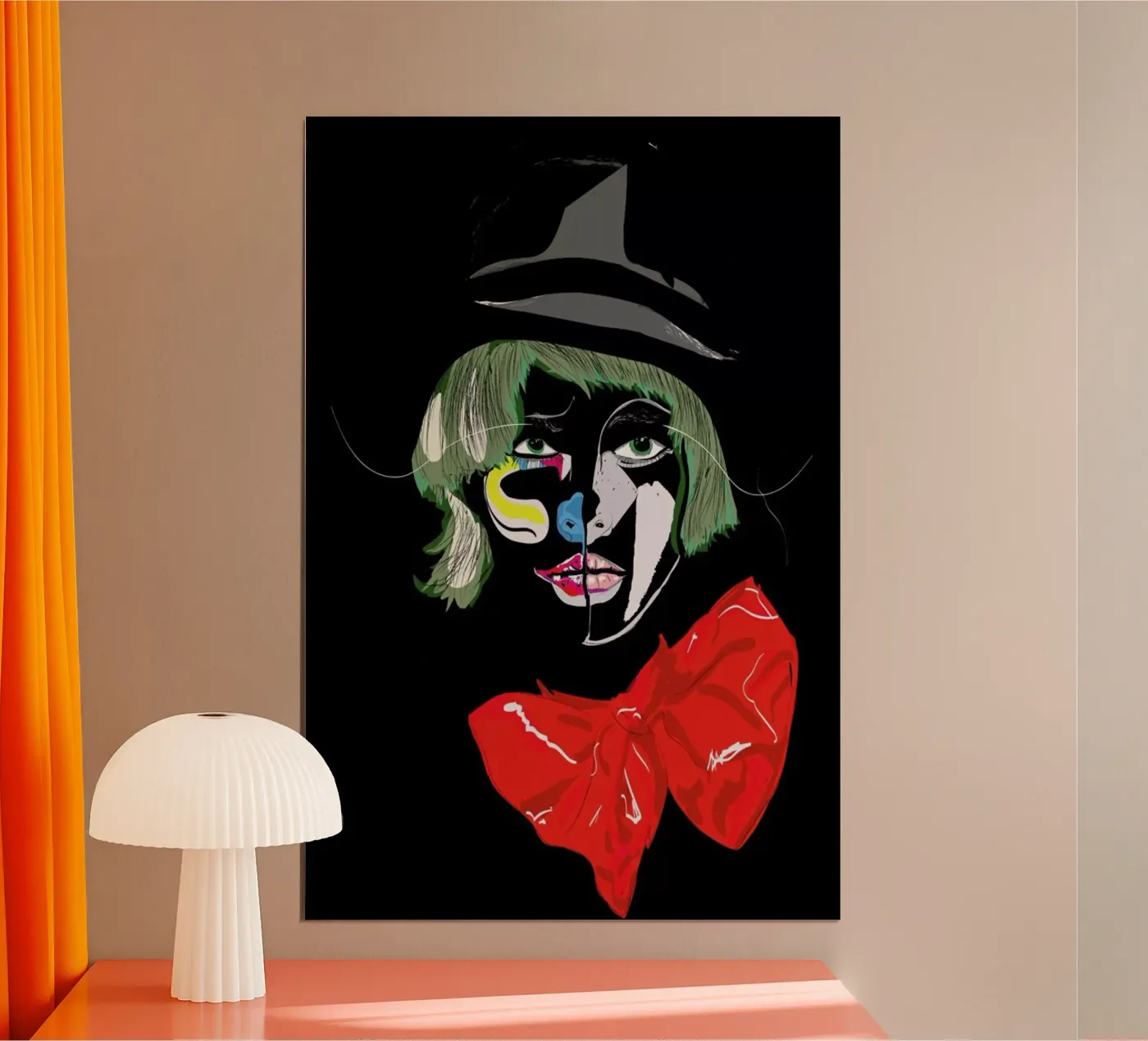 Clown poster by Marcell Naubert